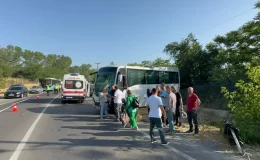 Tekirdağ’da minibüs ile midibüs çarpıştı: 2 ölü, 9 yaralı