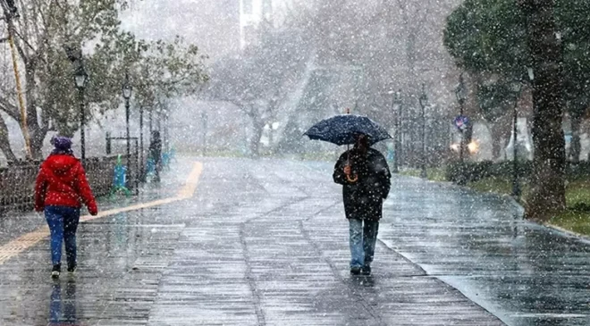 Karla karışık yağmur geliyor! Meteoroloji’den 12 kente sarı kodlu uyarı