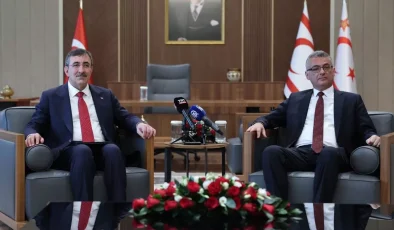 KKTC Cumhurbaşkanı Erhürman ile görüşen Cevdet Yılmaz’dan net mesaj