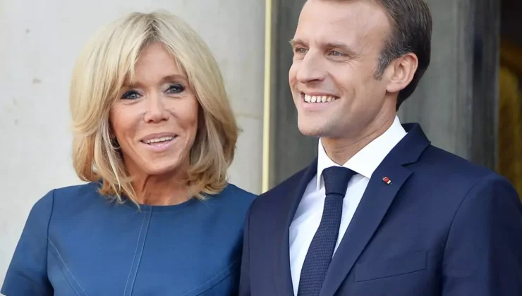 Macron’un eşi için yazılan ifade olay! Üstelik devletin resmi sitesinde